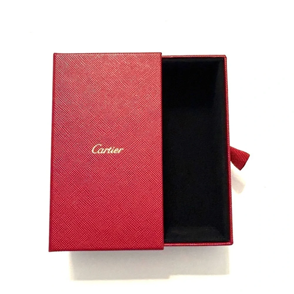 CARTIER Jewelry Case, red and gold